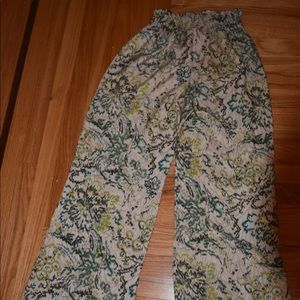 100% Silk Flowy Pants